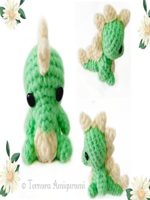 cover image of Crochet pattern Baby dinosaur